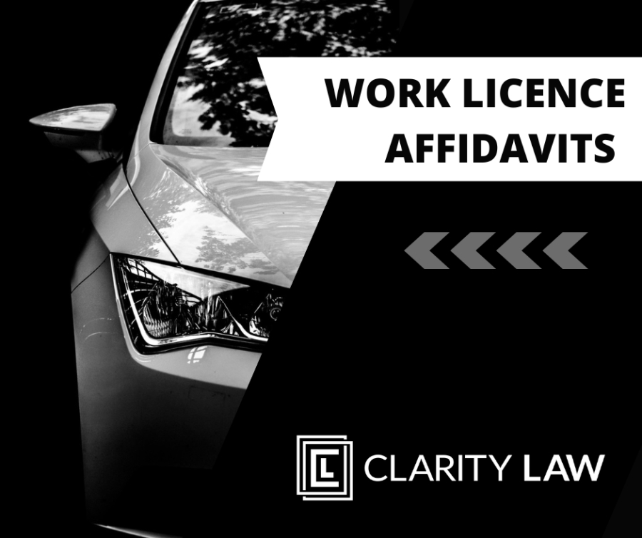 Work Licence Affidavits